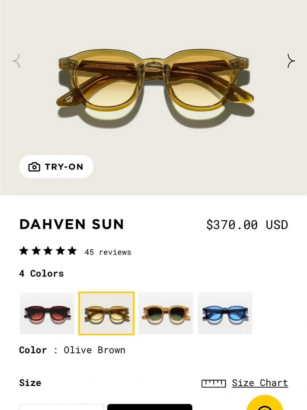 Moscot Dahven Sun - Olive Brown